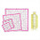 6 Pieces Acrylic Quilting Rulers Square Fabric Cutting Ruler 1