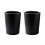 Plastic Small Trash Can Wastebasket, Garbage Container Basket(black) 1