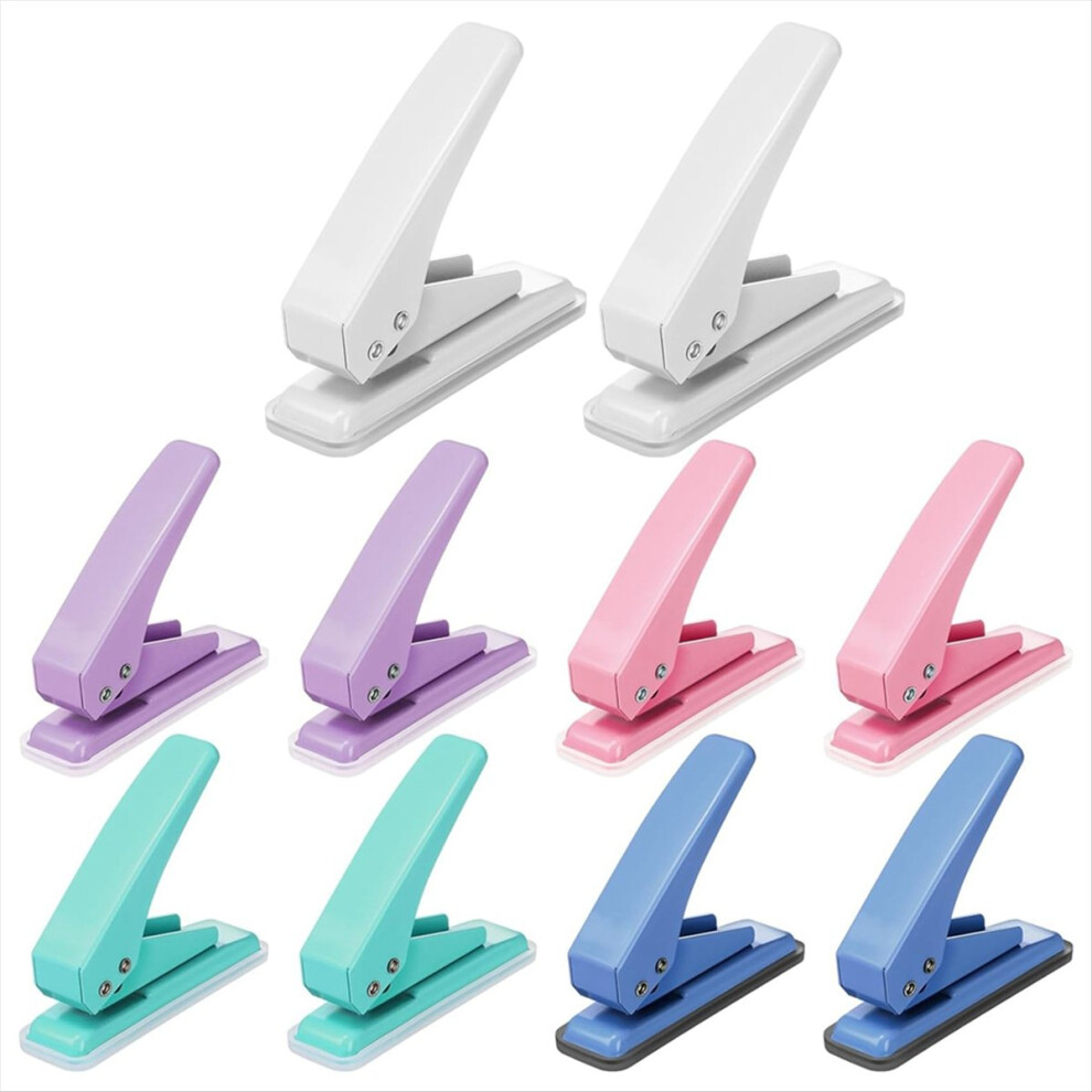 10 Pcs Hole Punch with Lock 1 Hole Paper Hole Punch 20 Sheet Capacity-image-OPC-PMDFJQY-NEW