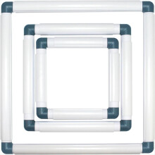 3-Pack Hoops Embroidery Quilting Frame,Blue