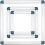 3-Pack Hoops Embroidery Quilting Frame,Blue 2