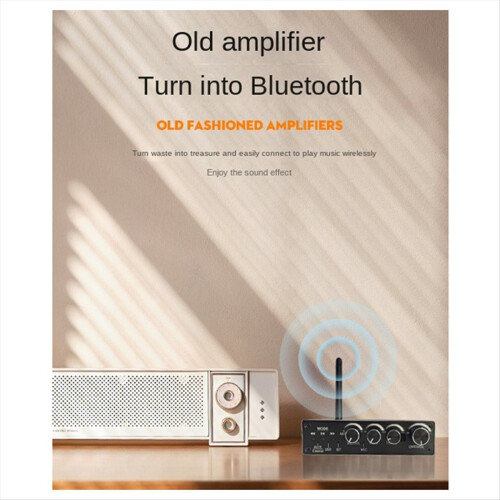 BT 5.3 Audio Receiver AUX/Mic/USB Audio Adapter with Remote Control 2