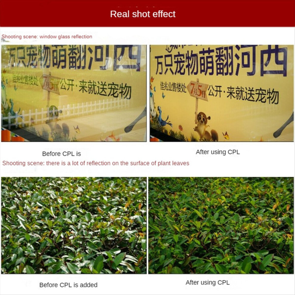 Filter Enhancing Photo Lens Removable Works For Camera 4712146514308