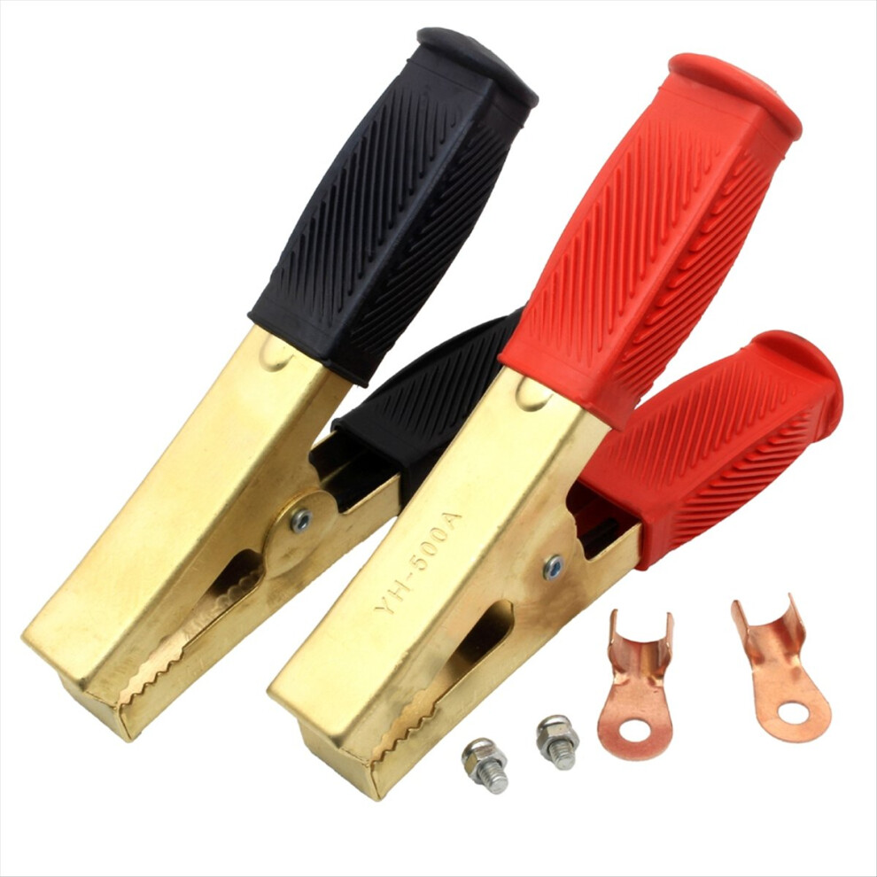 1 Pair Battery Jumper Cable Clamps, Crocodile Clamps 4712146518153