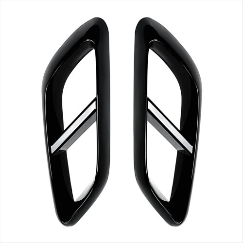 Car Tail Throat Decor Frame for - Glossy Black