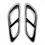 Car Tail Throat Decor Frame for - Silver 2