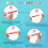 12PCS Colored Chalk for Blackboard Kids Children Drawing Writing 4