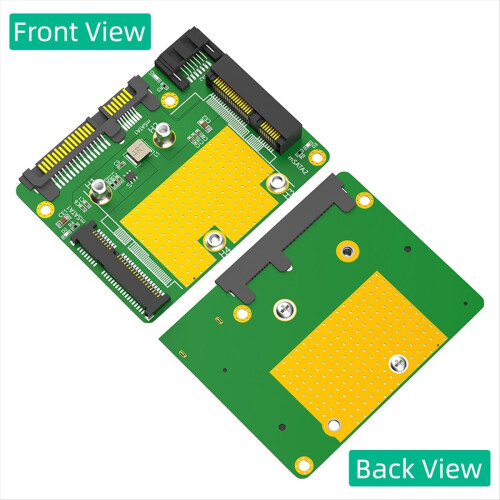 Dual Msata SSD to Dual SATA3 Adapter Card for Desktop PC 2