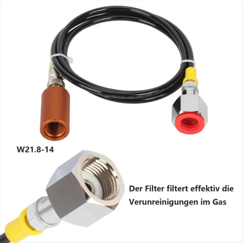 CO2 Hose, Adapter High Pressure Hose, CO2 Soda Hose 2