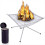Portable Outdoor Fire Pit for Camping, Campfire With Carrying Bag 6