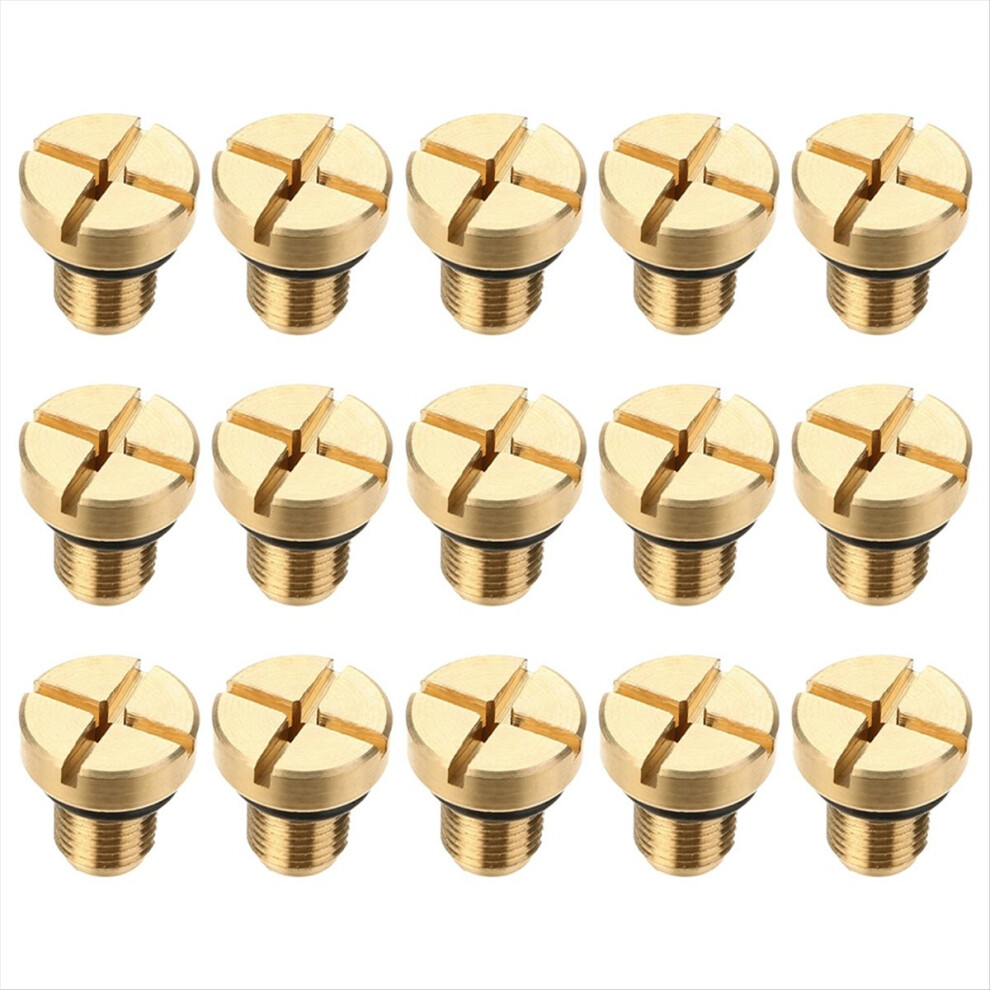 15Pcs Radiator Overflow Coolant Expansion Tank Bleeder Screw For 4711854793814