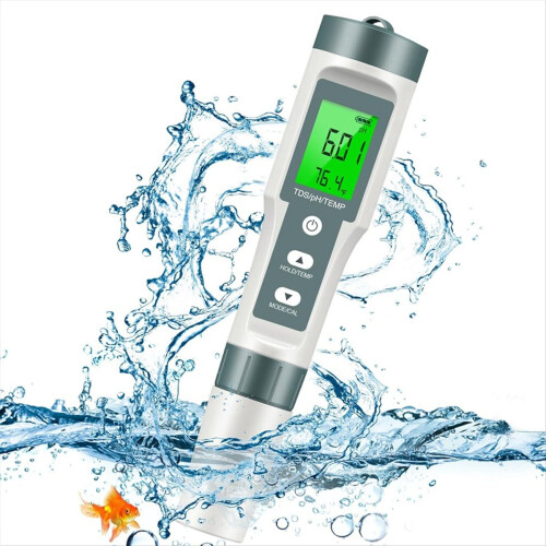 TDS/PH/Temperature PH Meter for Water,0-14 PH Digital PH Meter 2