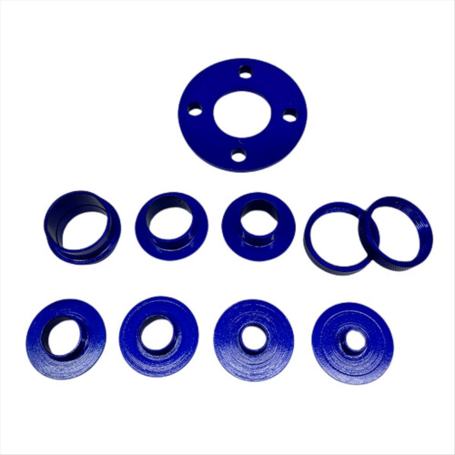 10Pcs Aluminum Router Guide Bushing Set,Router Template Kit 2