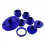 10Pcs Aluminum Router Guide Bushing Set,Router Template Kit 4