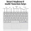 10inches Touchpad Bluetooth Keyboard Compatible with , Green 2