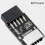 5PCS USB Front Panel Adapter for Computer Mothertherboard H8WD 4