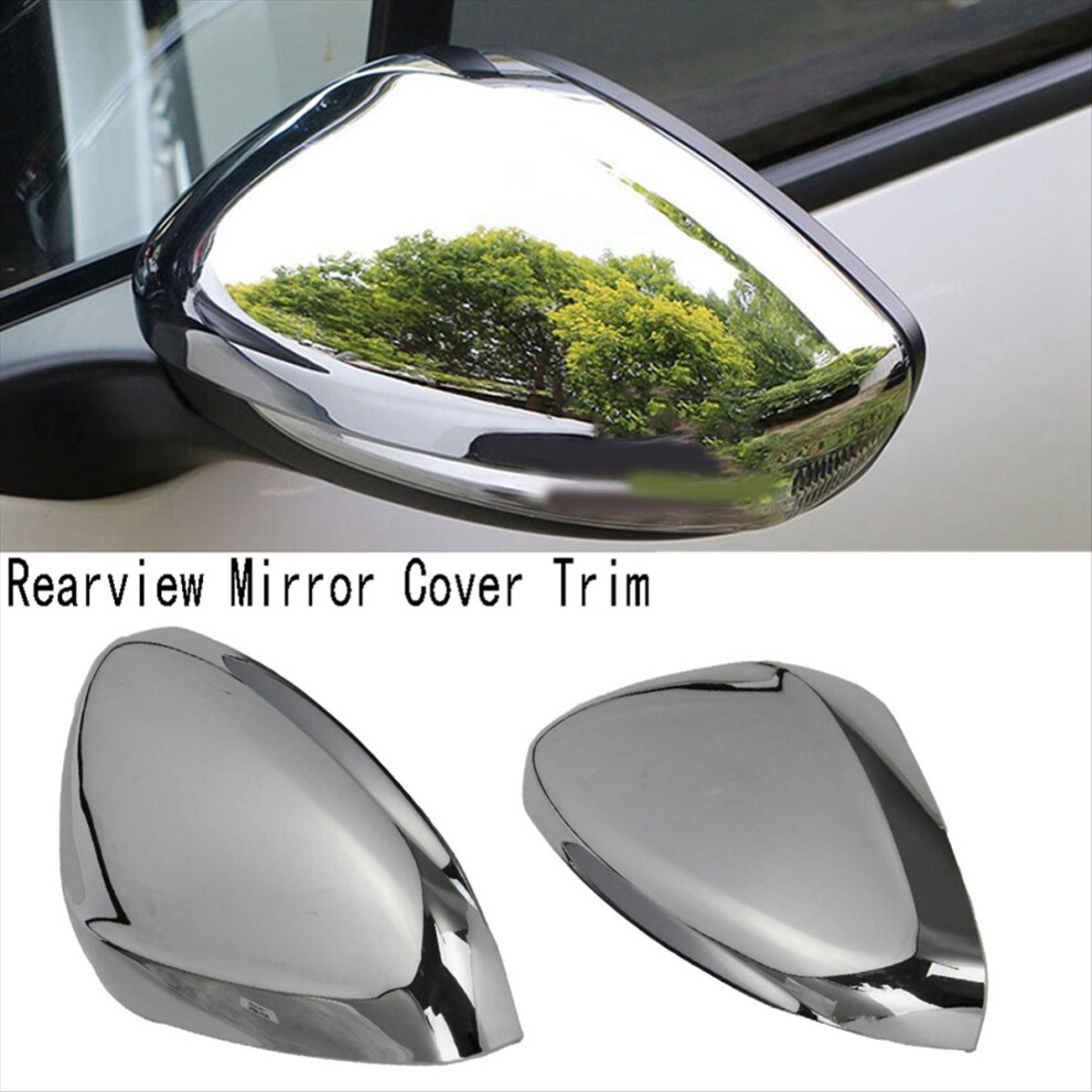 2Pcs Chrome Car Side Rearview Mirror Cover Trim For 2008 4711854731427
