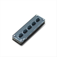 5 Keys Custom Keypad Macro Programmable Bluetooth Keyboard Black
