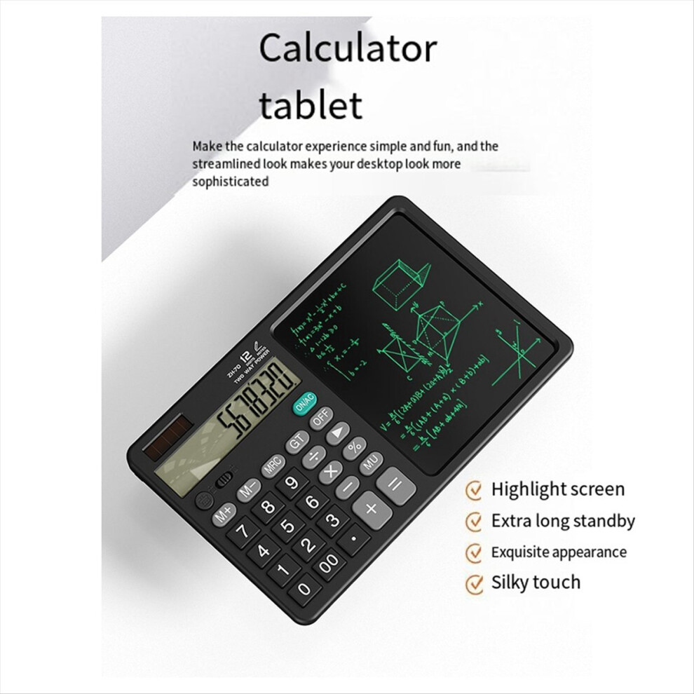 Zh70 Handwriting Tablet Desktop Financial Accounting Calculator 4711854737160