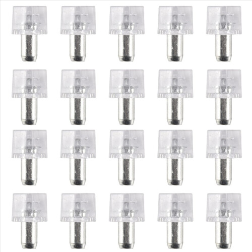 5 mm Pin shelf support shelf studs strong support 20 pcs, Transparent