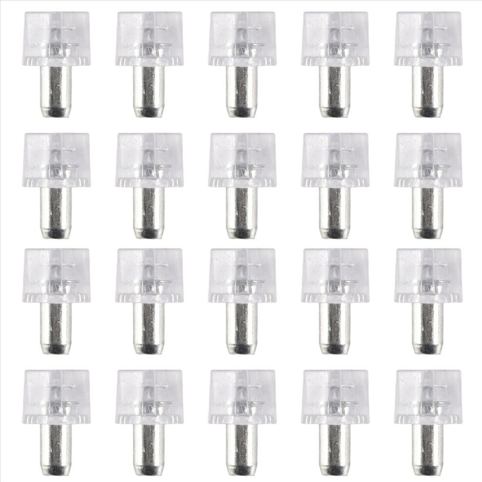 5 Mm Pin Shelf Support Shelf Studs Strong Support 20 Pcs, Transparent 4711854762940