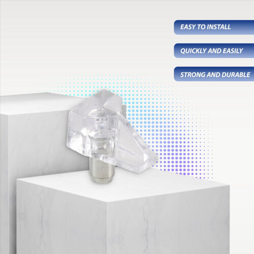 5 mm Pin shelf support shelf studs strong support 20 pcs, Transparent 2