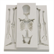 Skull skeleton Chocolate Silicone Molds 3D Skeleton Bone Mold
