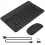 Ultra-Thin Silent Wireless Bluetooth Keyboard and Mouse Set Black 4