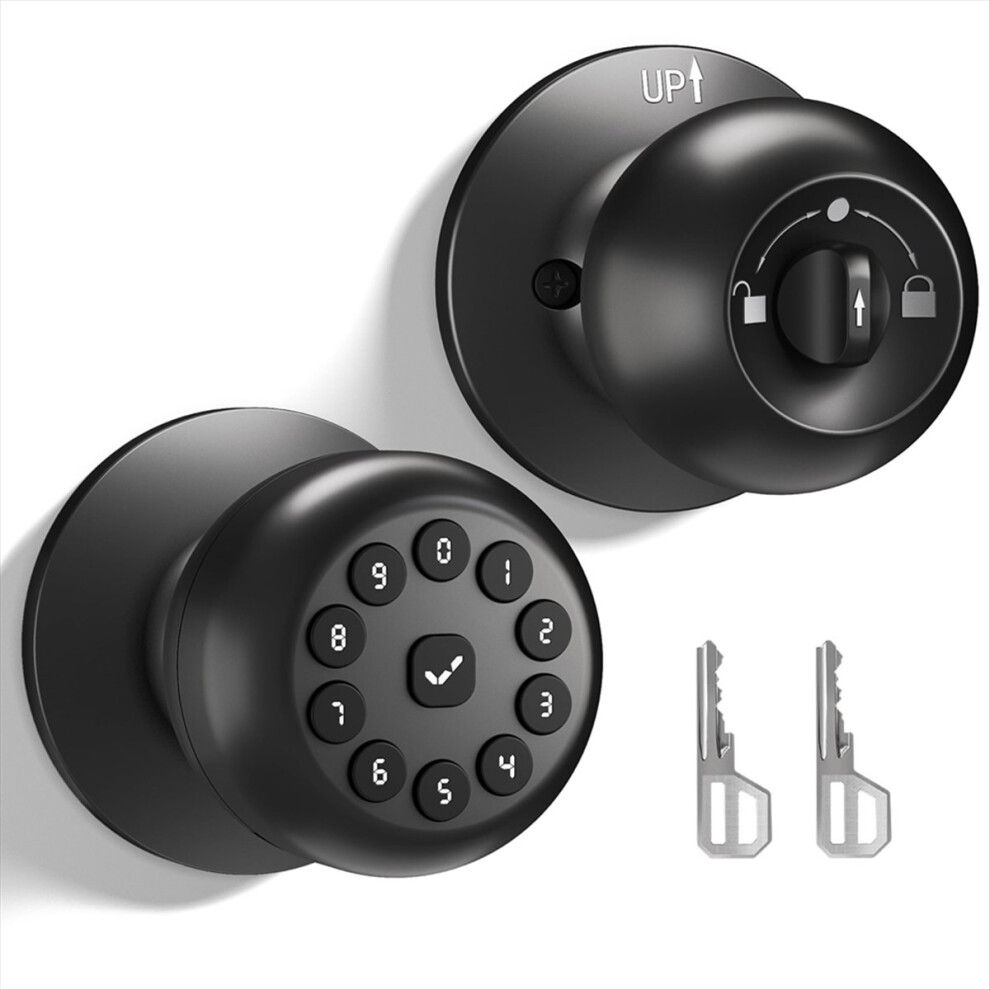 Smart Door Knob with Lock,Keyless Entry Door Lock-image-OPC-PMDFZ7N-NEW
