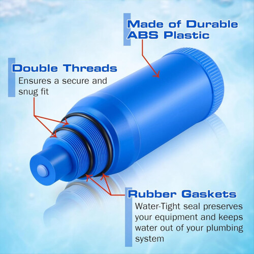 2-Pack Pool Skimmer Plug, Pool Skimmer Cover, Skimmer Winter Plug 2