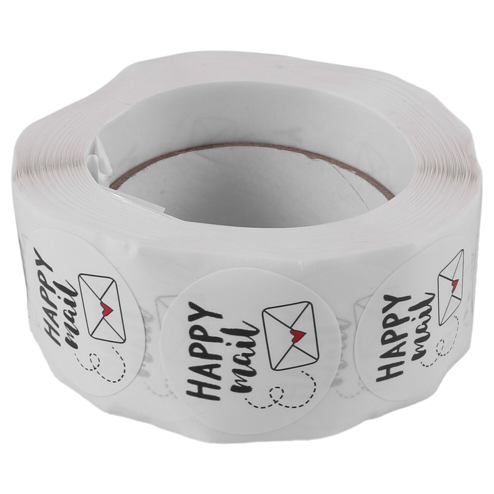 Happy Mail Thank You Roll Stickers 1 Inch Round 500 Stickers 4711565531590