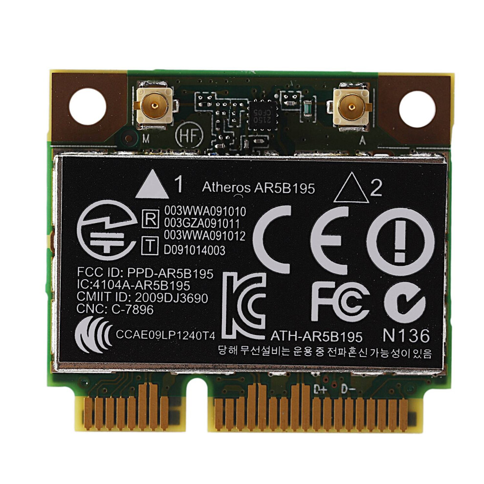 Ar9285 Ar5b195 Mini Pci-E Wireless Card For 430 431 435 436 4530S Green 4711000939790