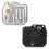 4X LED Dimmer , Flush-Mounted Dimmer for Dimmable LED and Halogen, 5-300 W Dimmer  LED, Phase Control Dimmer 6