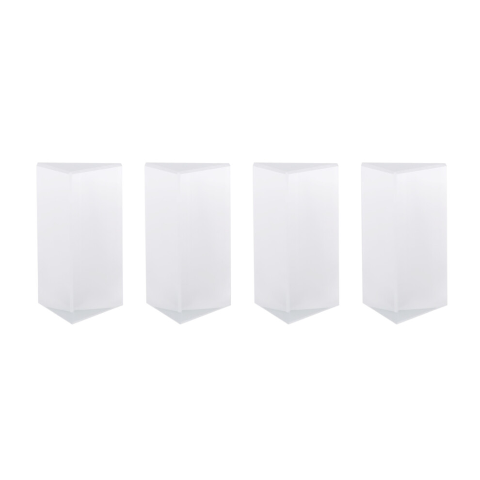 4Pcs Clear Triangular Prism For Rainbow S Crystal Optical Prisms Light 4711000959583