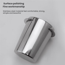 Taza Dosificadora de Café de 51 Mm Taza para Olfatear para MáQuina de Espresso Taza Dosificadora de Café de Acero Inoxidable Resistente al Desgaste