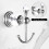 Crystal Towel Hook, Silver Robe Hooks 3