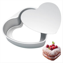 8 Inch Heart Shaped Cake Pan, Aluminium Heart Cake Tin