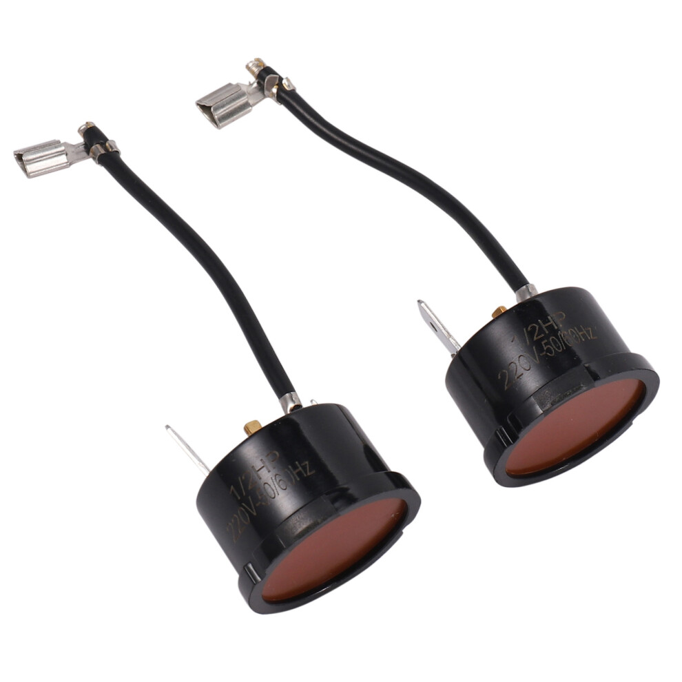 2Pcs 1/2Hp 375W Refrigerator Thermal Overload Protector Compressor 4711749495816