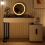 Dressing Table With LED Lights Dimmable Mirror 5