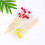 1 Confezione Stuzzicadenti In Bamboo Con Perline Acriliche, 100 Pezzi 6