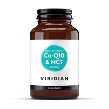 Viridian - Co-Q10 & MCT 200mg - 30 Capsules | High Potency Blend and Enhanced Absorption | Expertly Formulated with 100% Active Ingredients