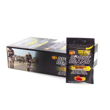 Jelly Belly - Sports Beans, Assorted Mix Flavour, Orange, Lemon-Lime, Fruit Punch and Raspberry, Contains added Vitamins B and C, Provides 25g