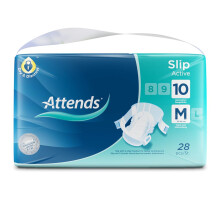 Attends Slip Active M10, 112 Units (4 Packs of 28) 201411