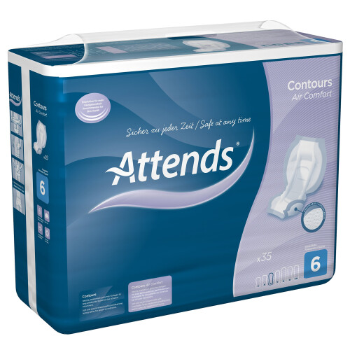 Attends ATTENDS CONTOURS AIR COMFORT 6 - 4X35 pc