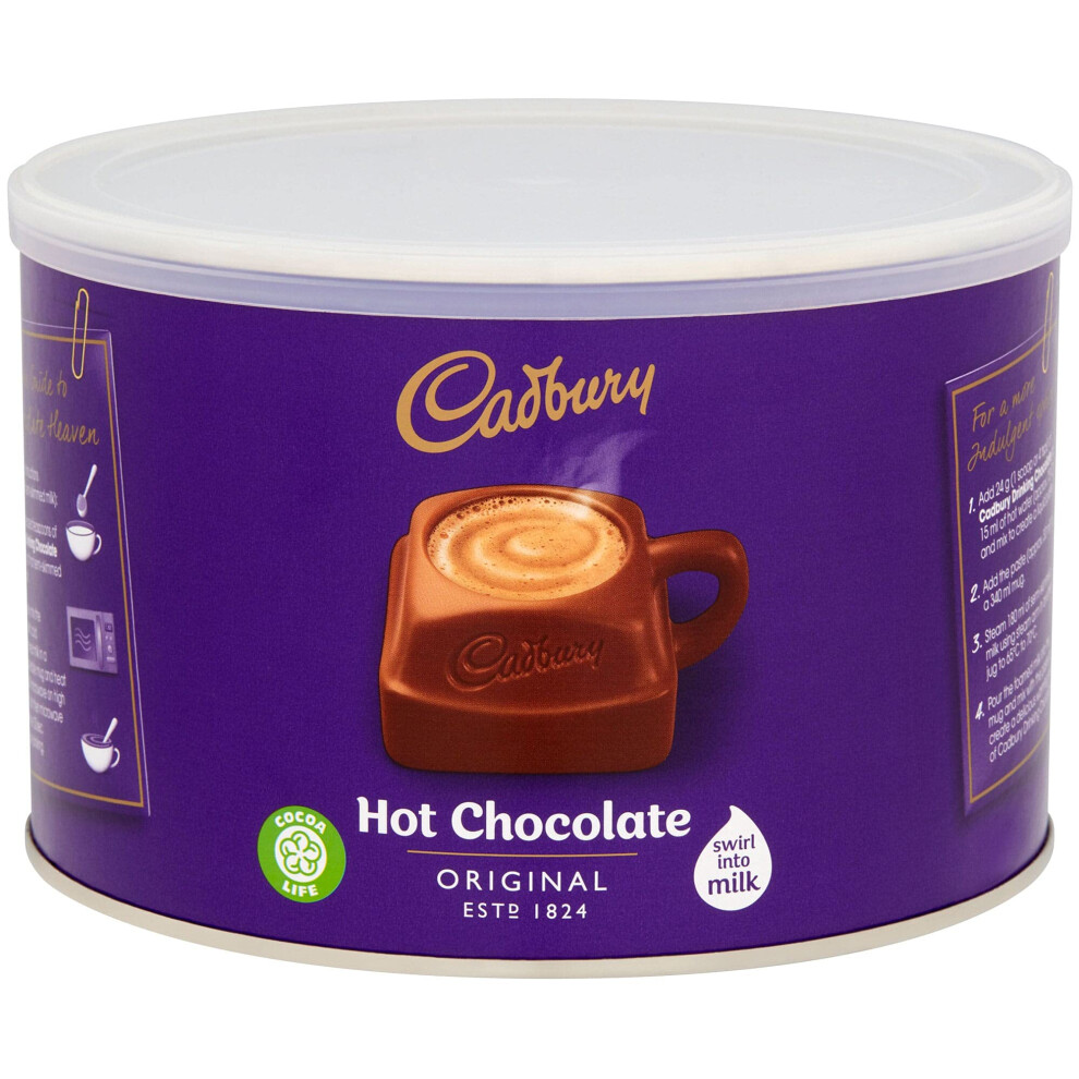 Cadbury Fairtrade Drinking Chocolate 1Kg X Case Of 6