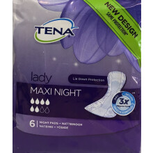 Tena Lady Maxi Night 6 Pads x 24 Packs