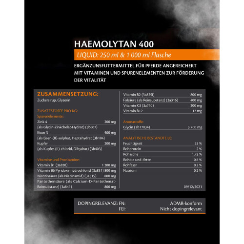 Equistro Haemolytan 400-1 liter 1