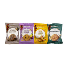 Walkers Shortbread Twin Pack Assorted Biscuits, Traditional Pure Butter Scottish Recipe, 25g (100 x Twin Pack)