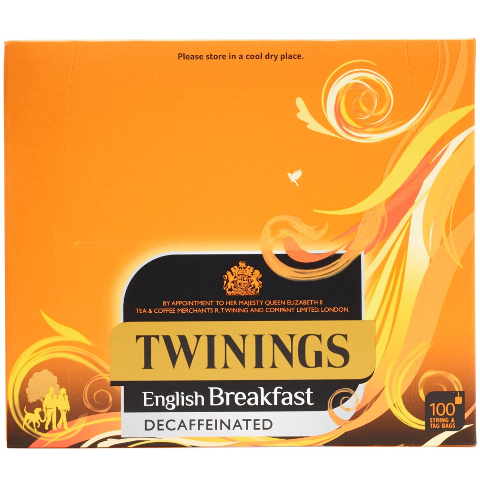 Twinings Decaffeinated English Breakfast Tea Bags - 6X100
