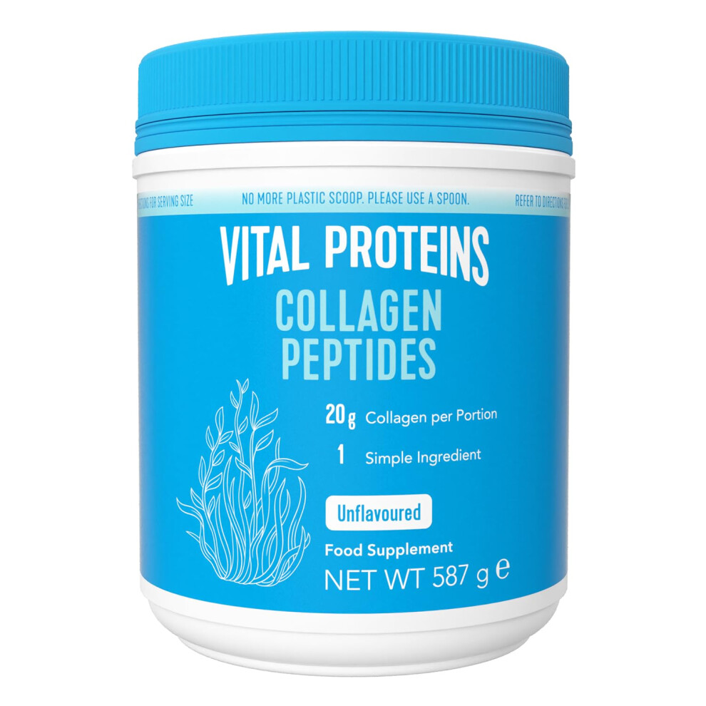 Vital Proteins Collagen Peptides Powder Supplement (Type I, Iii), Unflavoured Hydrolyzed Collagen-Hair, Skin, Nail Support Supplement, Paleo, Gluten